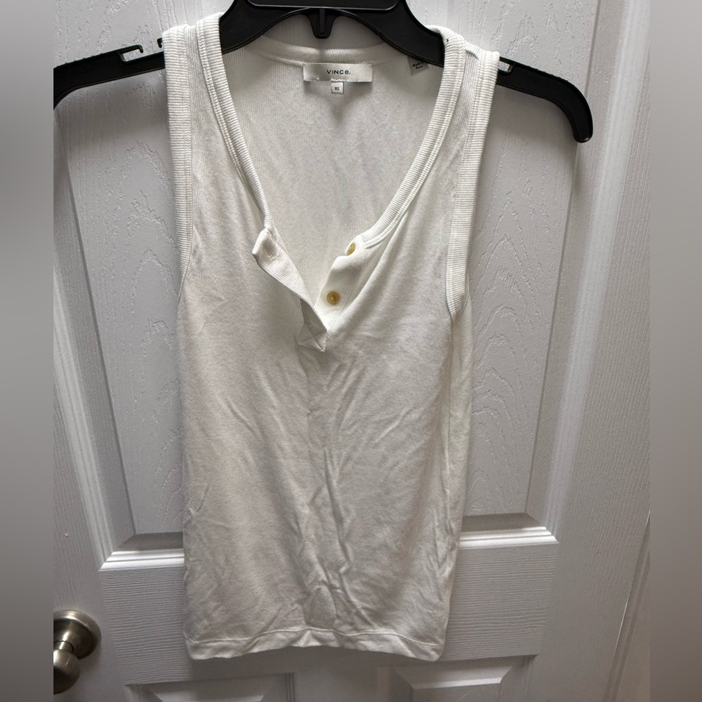 Vince ribbed tank